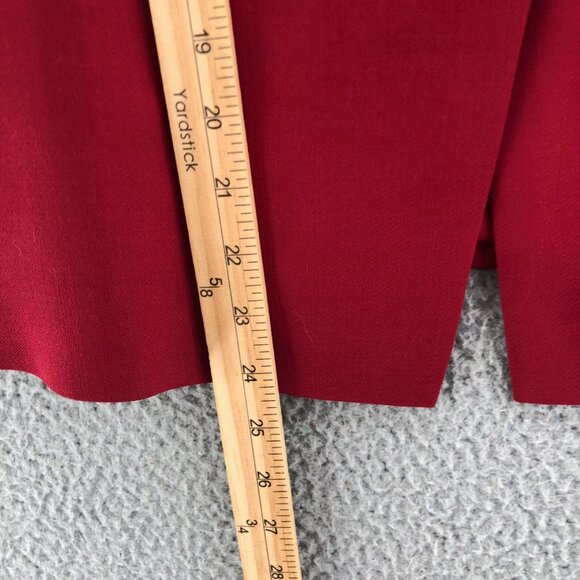 Talbots Blazer Womens 8 Red Wool Blend Button Up Career Office Formal Vintage - Picture 8 of 10